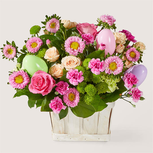 Get Eggcited Basket – CARLOS BLOOMS & EVENTS, Garnerville NY