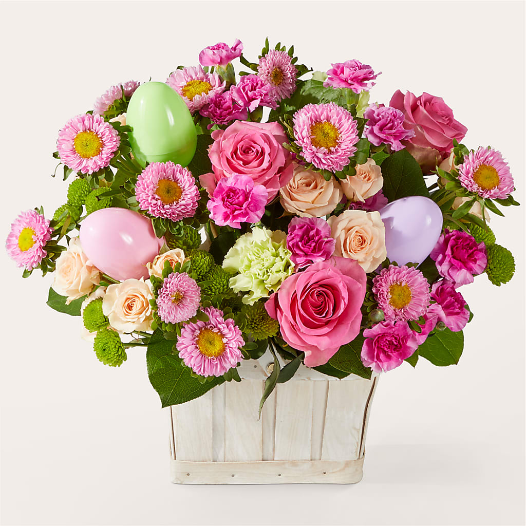 Get Eggcited Basket – CARLOS BLOOMS & EVENTS, Garnerville NY