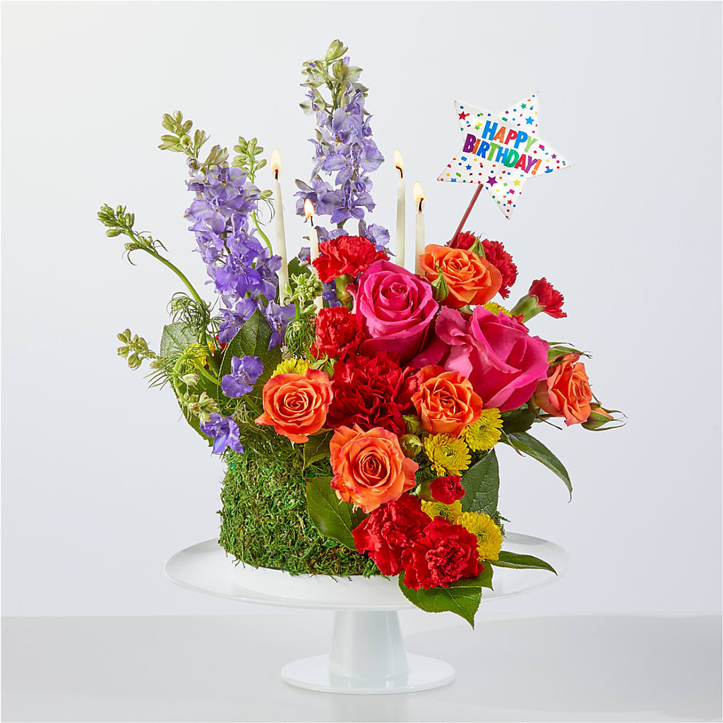 Best Year Yet Floral Cake – CARLOS BLOOMS & EVENTS, Garnerville NY