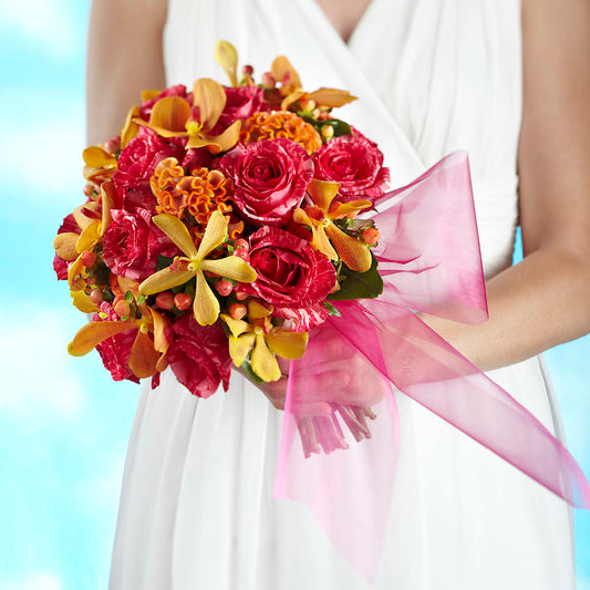 Brilliant Shades of Love Bouquet – CARLOS BLOOMS & EVENTS, Garnerville NY
