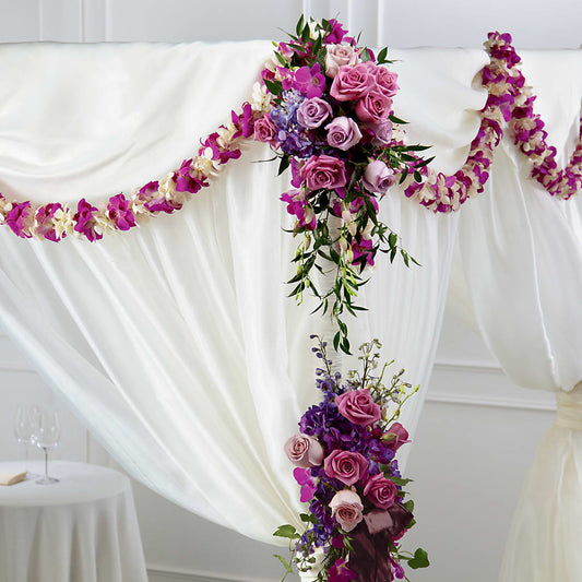 Color & Light Chuppah Decor – CARLOS BLOOMS & EVENTS, Garnerville NY