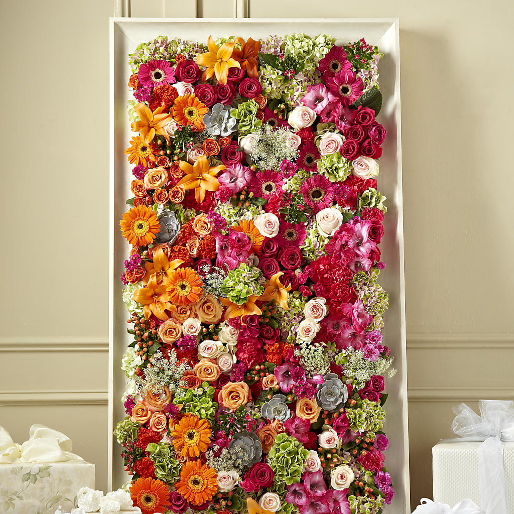 Fresh Picked Floral Wall – CARLOS BLOOMS & EVENTS, Garnerville NY