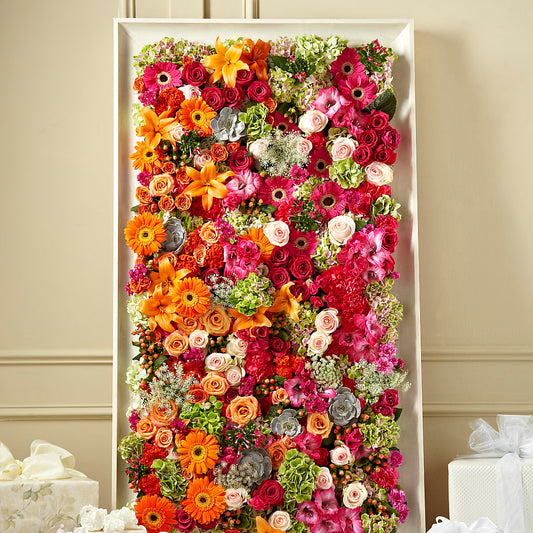 Fresh Picked Floral Wall – CARLOS BLOOMS & EVENTS, Garnerville NY