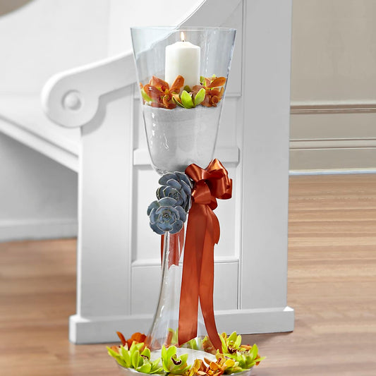 Matrimony Pew Decor – CARLOS BLOOMS & EVENTS, Garnerville NY