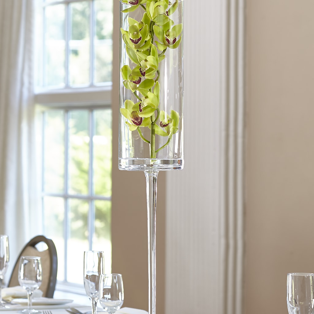 Green Mini Cymbidium Bouquet – CARLOS BLOOMS & EVENTS, Garnerville NY