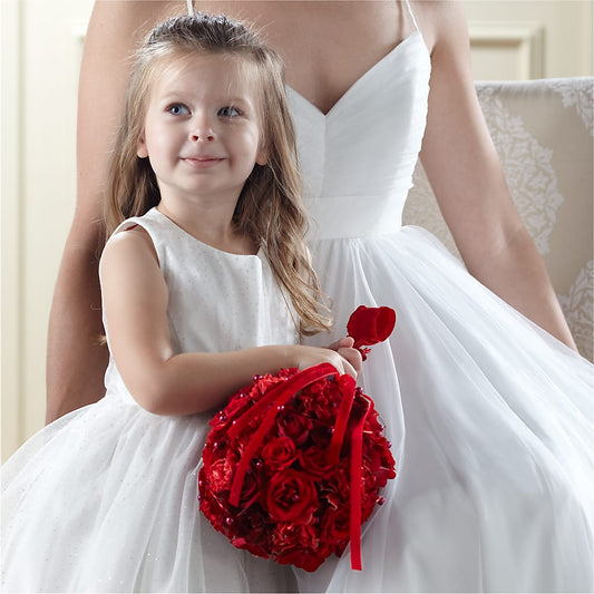 Pure at Heart Flower Girl Arrangement – CARLOS BLOOMS & EVENTS, Garnerville NY